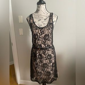 Express Lace Dress w/ Belt